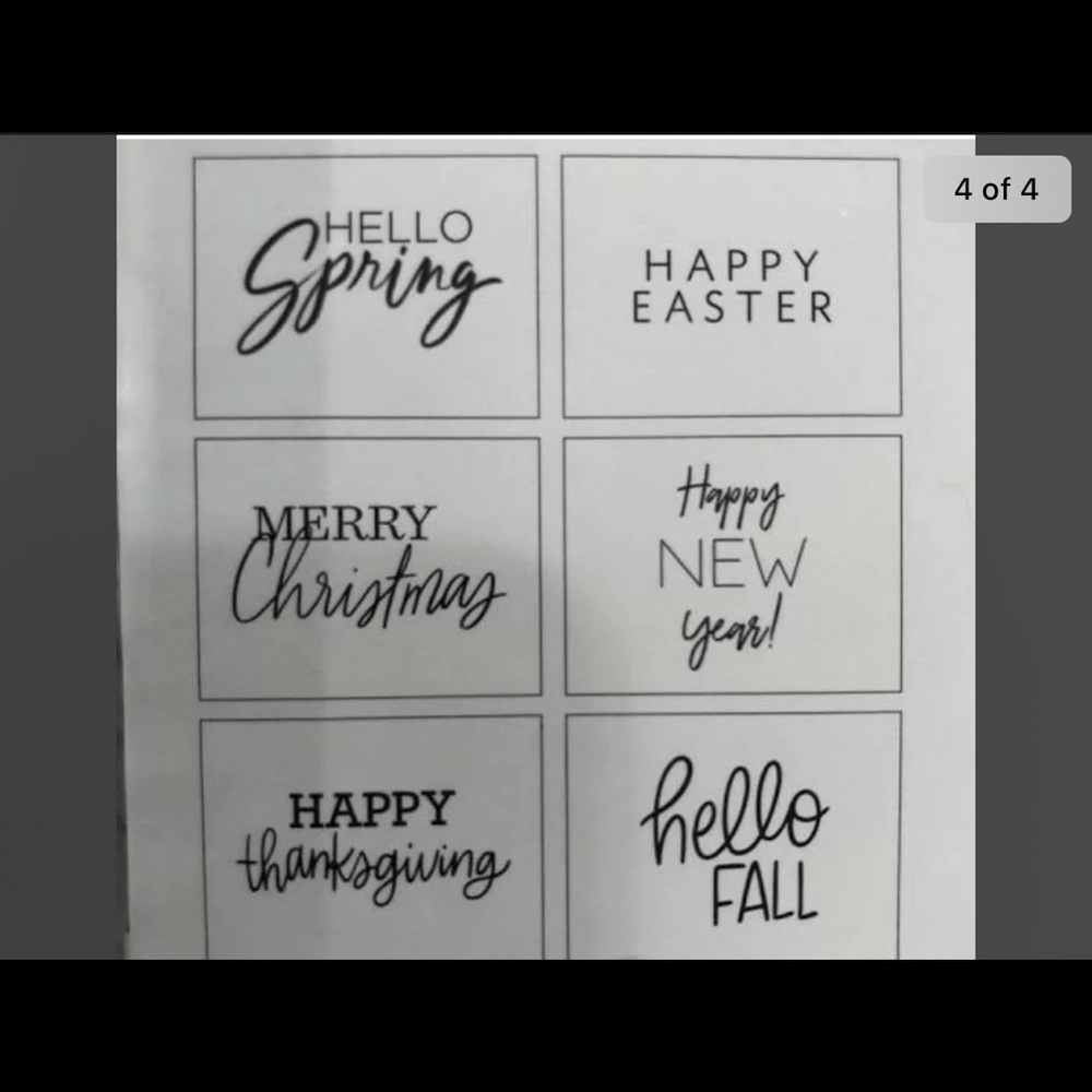 Hello interchangeable decor frame. - Picture 4 of 4